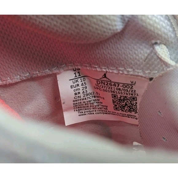 Nike Air Jordan Delta 3 Low Platinum Infrared DN2647-002 Men's 11 - Picture 12 of 12